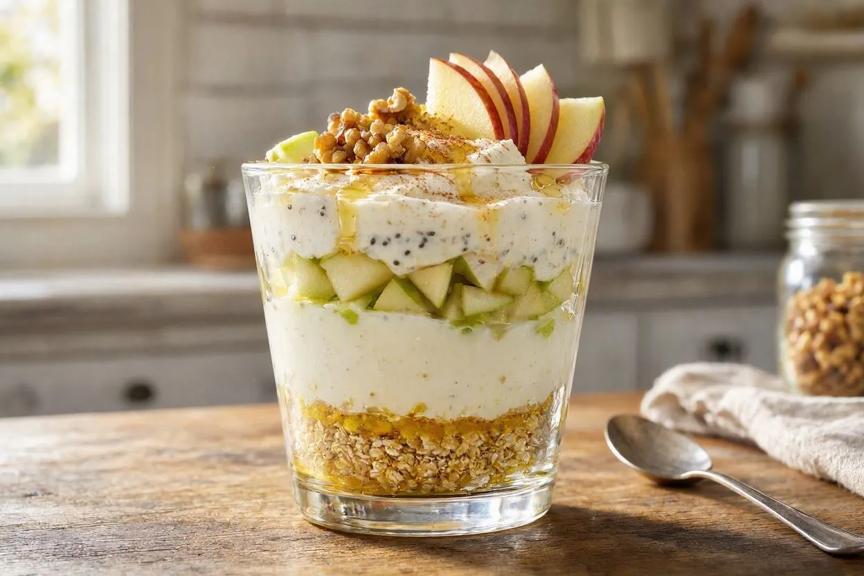 apple walnut anti‑inflammatory parfait