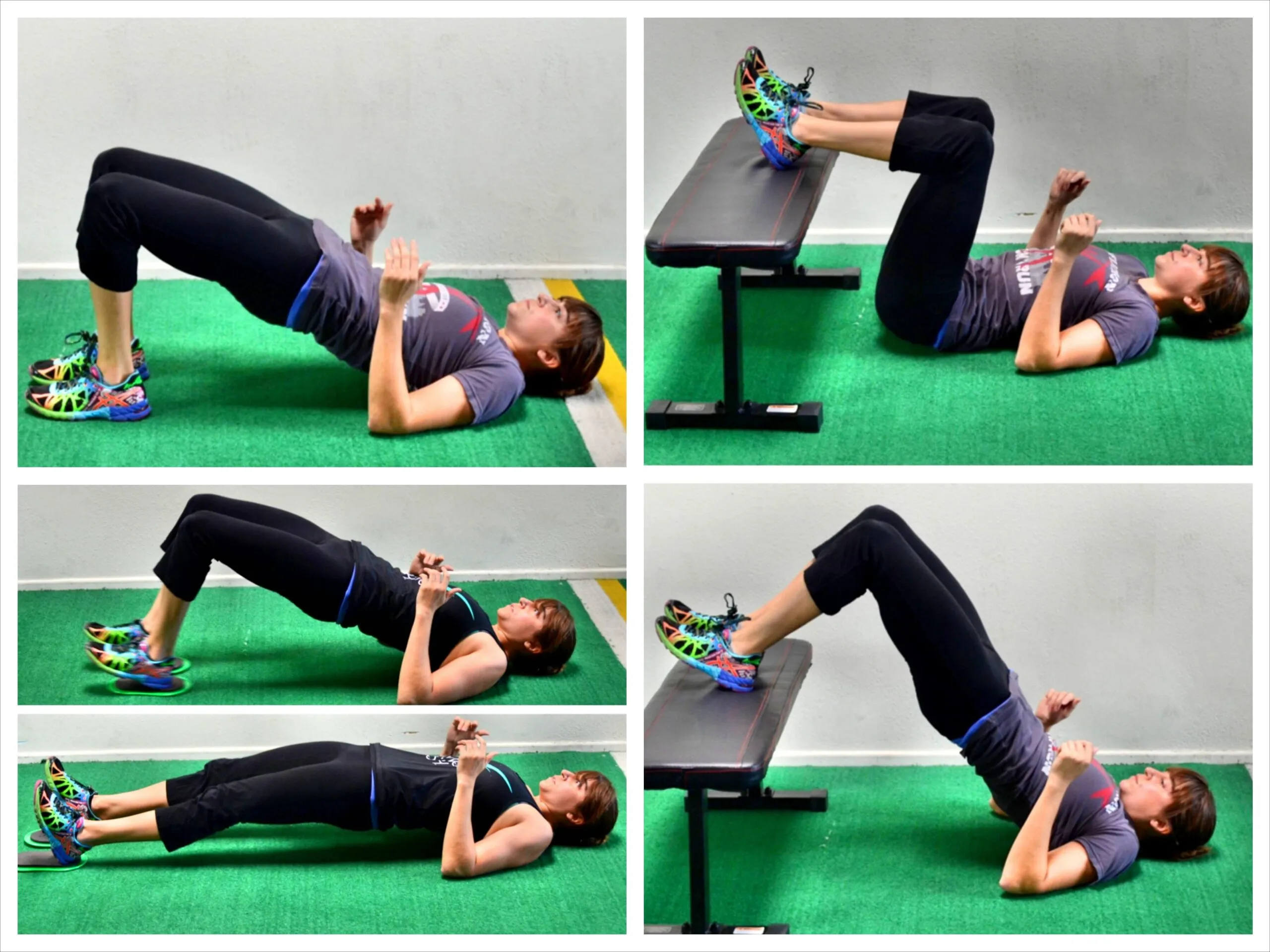 glute bridge variations