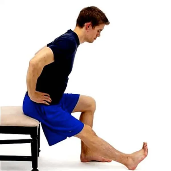 seated hamstring stretch