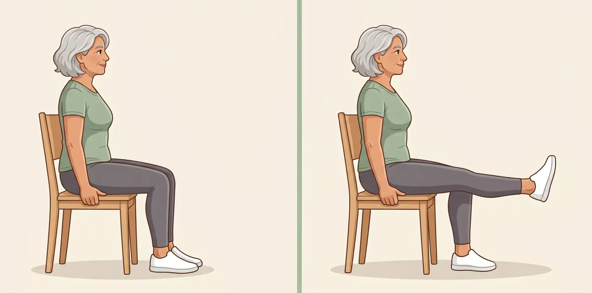 seated knee extension